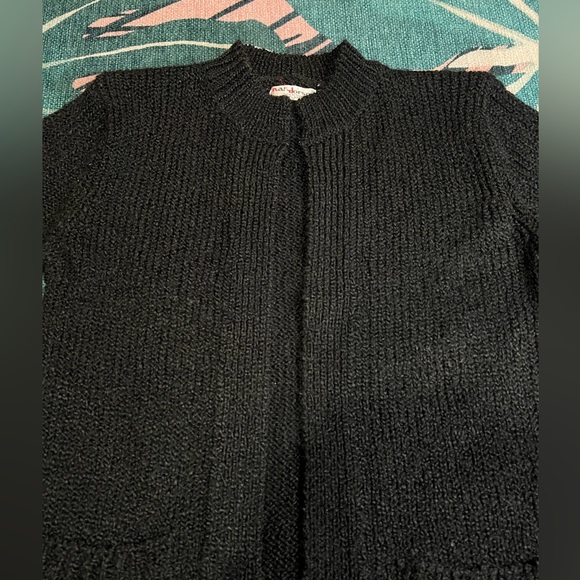 Vintage Nan Dorsey Knit Open Front Kimono Style Cardigan Sweater - Picture 2 of 10